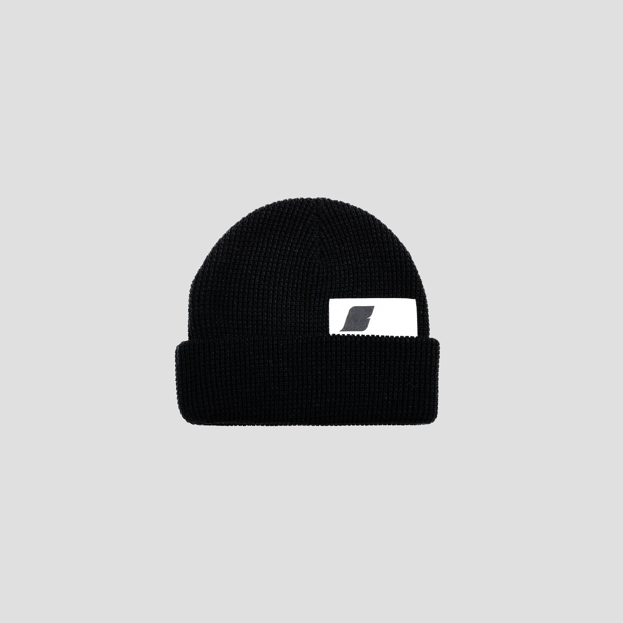 Waffle Knit Beanie [Schwarz]