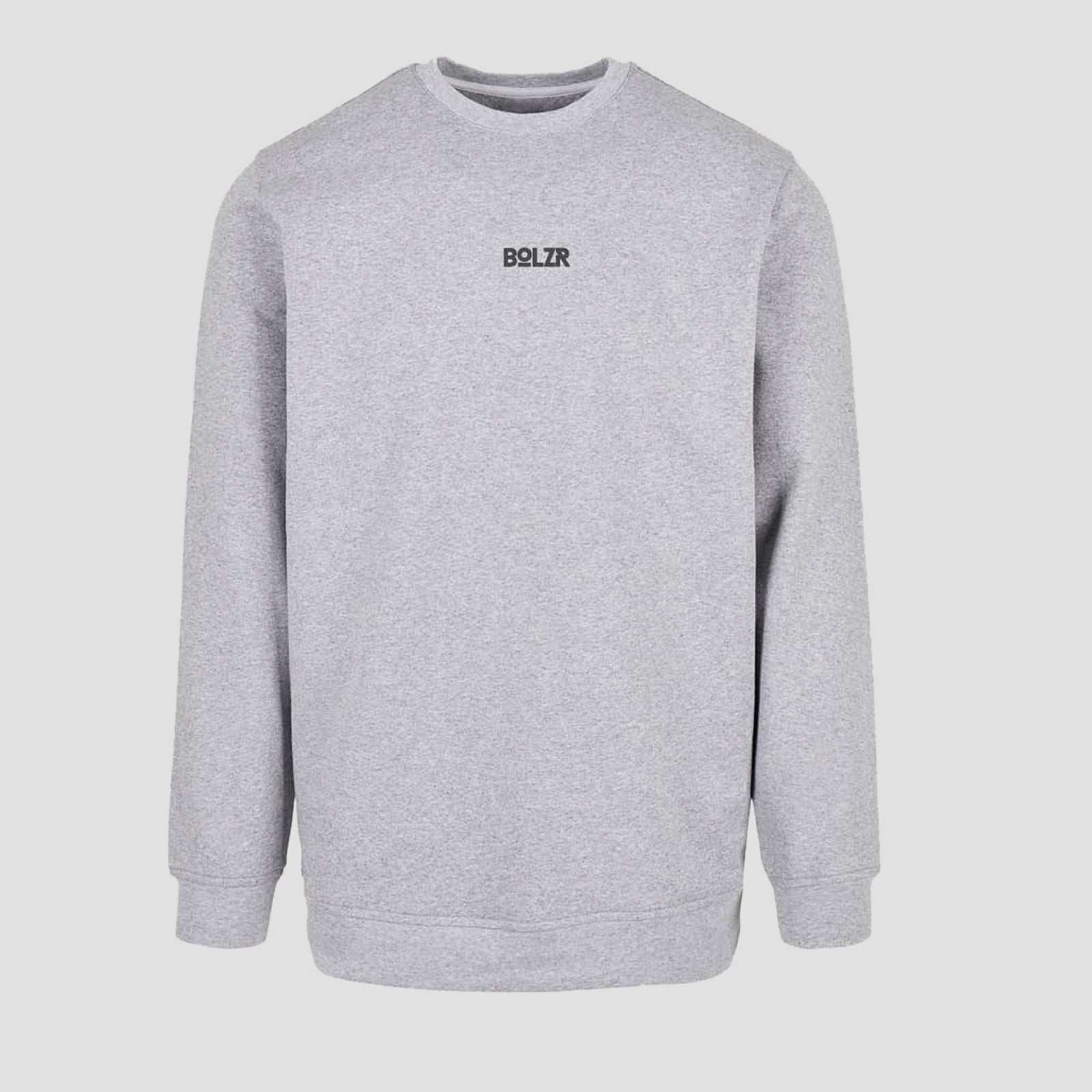 BOLZR Red Classic Crewneck Sweater [Grey]