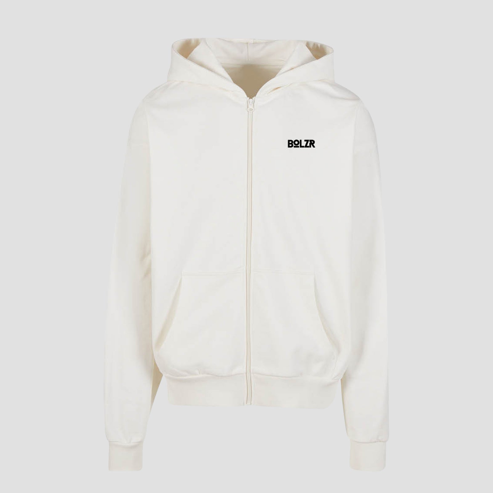 BOLZR Red Classic Heavy Zipper [Off-White]