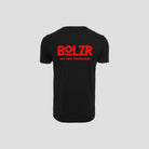 BOLZR RED T-Shirt [Black/Neon Red- Backprint]