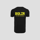BOLZR RED T-Shirt [Black/Neon Yellow- Backprint]