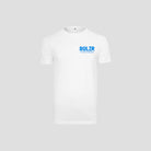 BOLZR RED T-Shirt [White/Neon Blue]