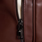 BOLZR Rucksack veganes Leder Reissverschluss