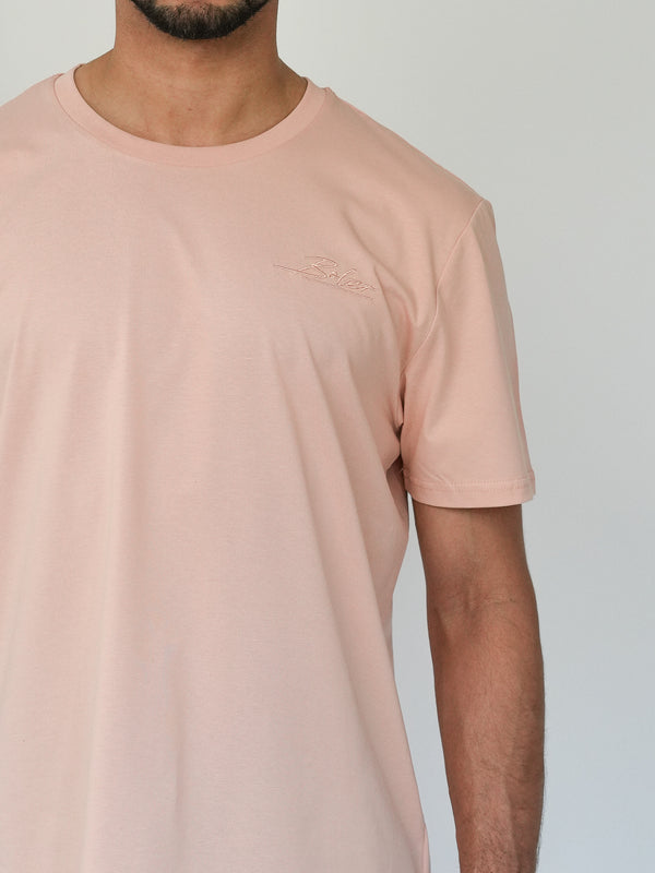 Bolzr Embroidered T-Shirt | Peche