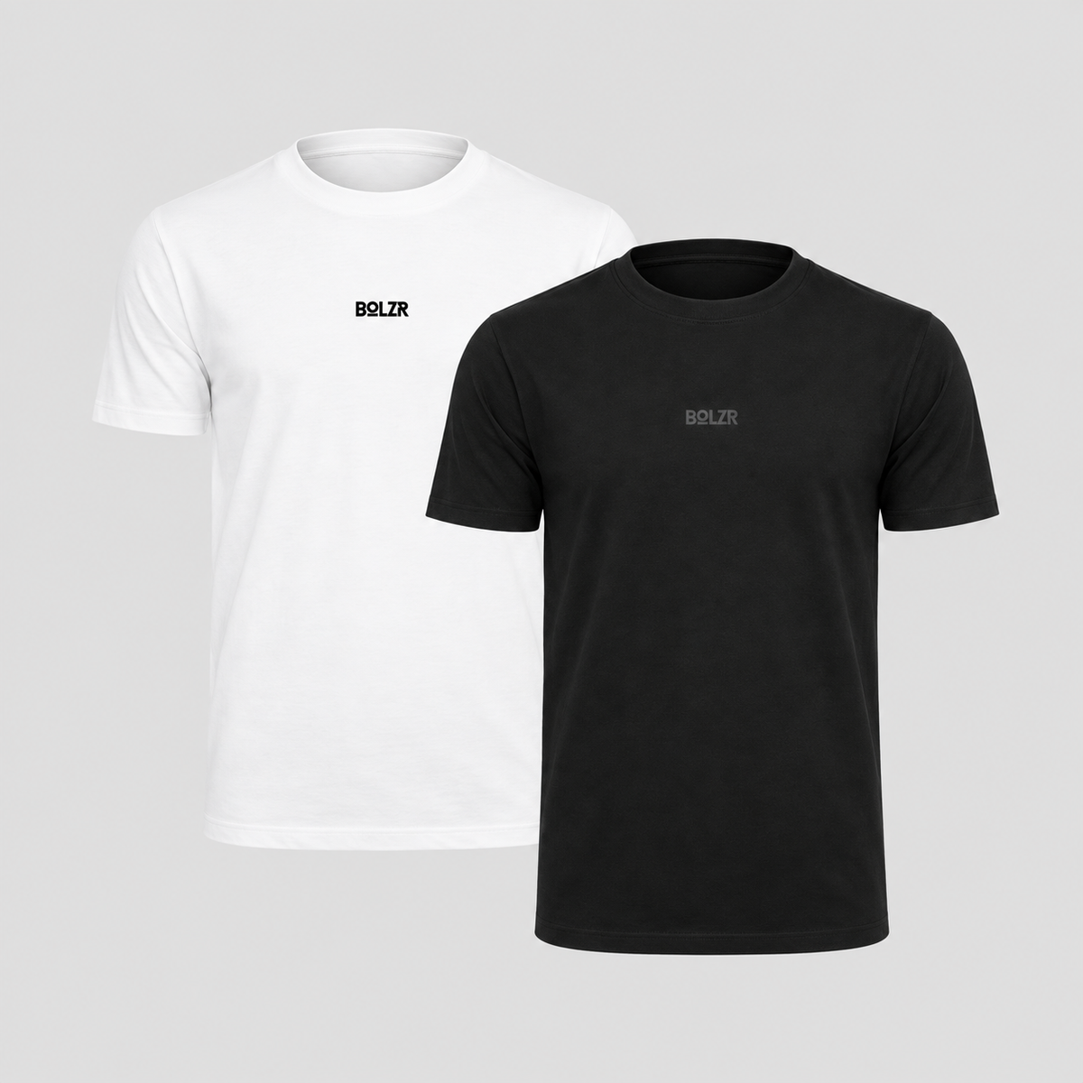 BOLZR Red 2er-Set Classic T-Shirt [White & Black]