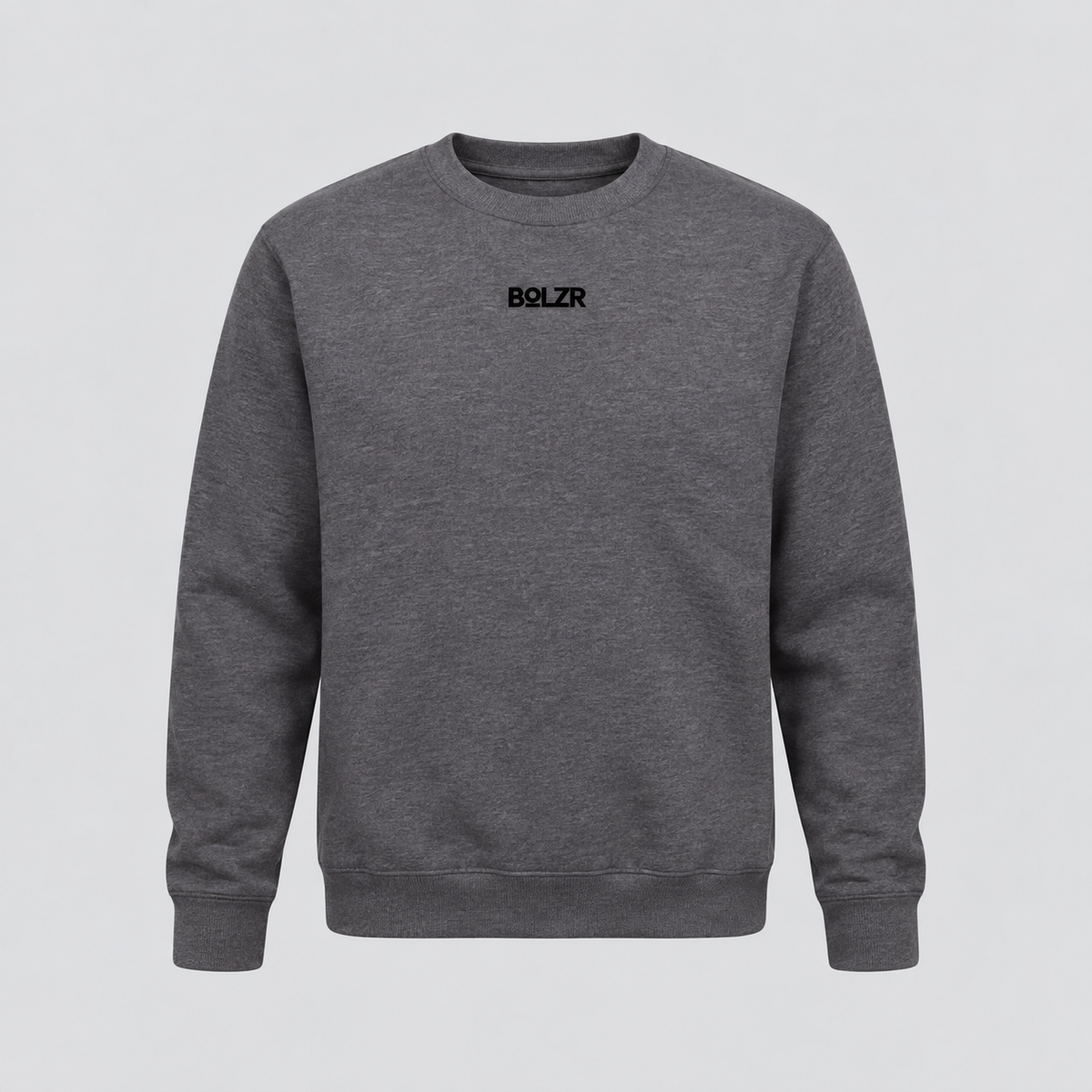 BOLZR Red Classic Crewneck Sweater [Anthrazit]