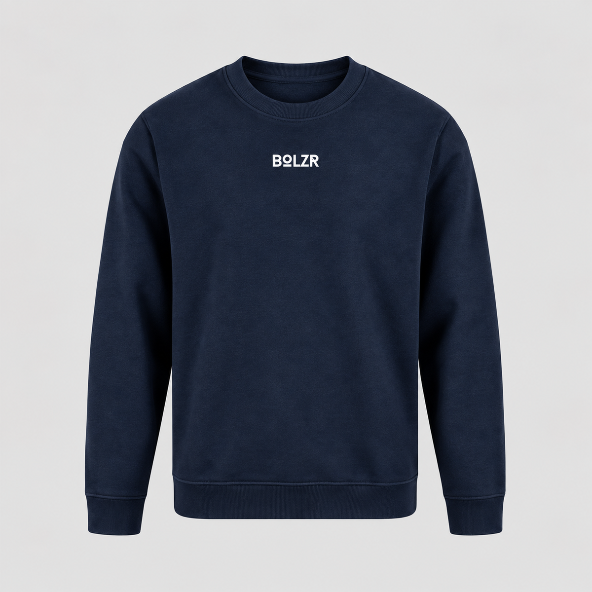 BOLZR Red Classic Crewneck Sweater [Navy]