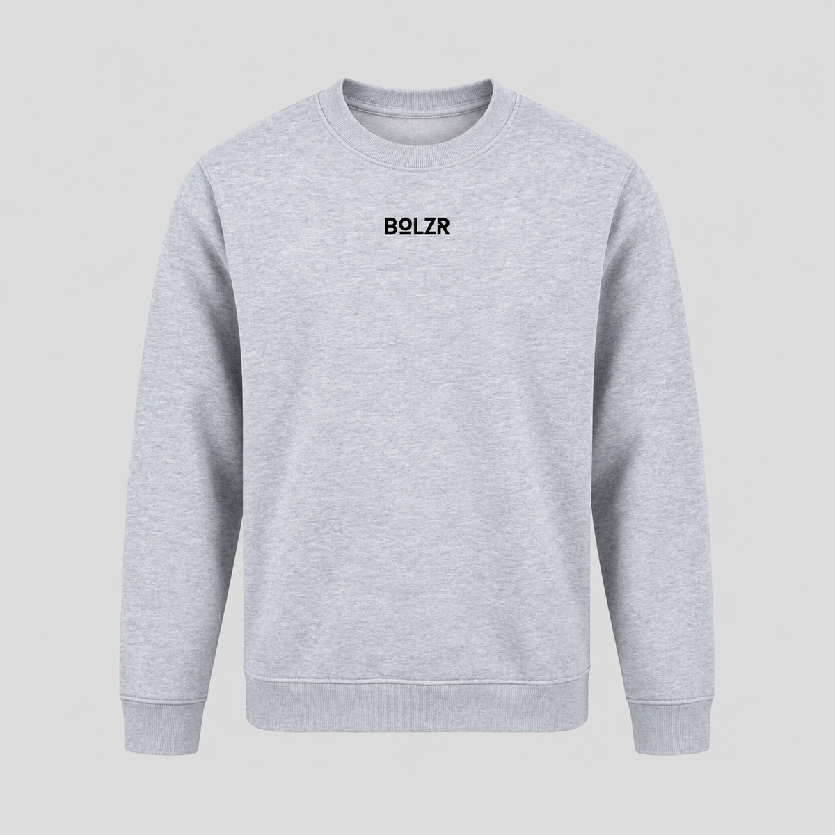 BOLZR Red Classic Crewneck Sweater [Grey]