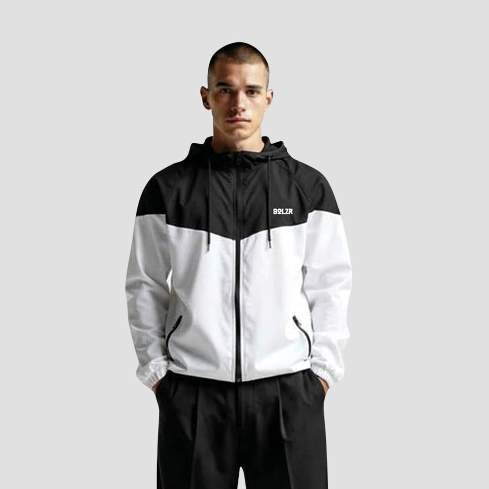 BOLZR Red Classic Windrunner [Black/White]