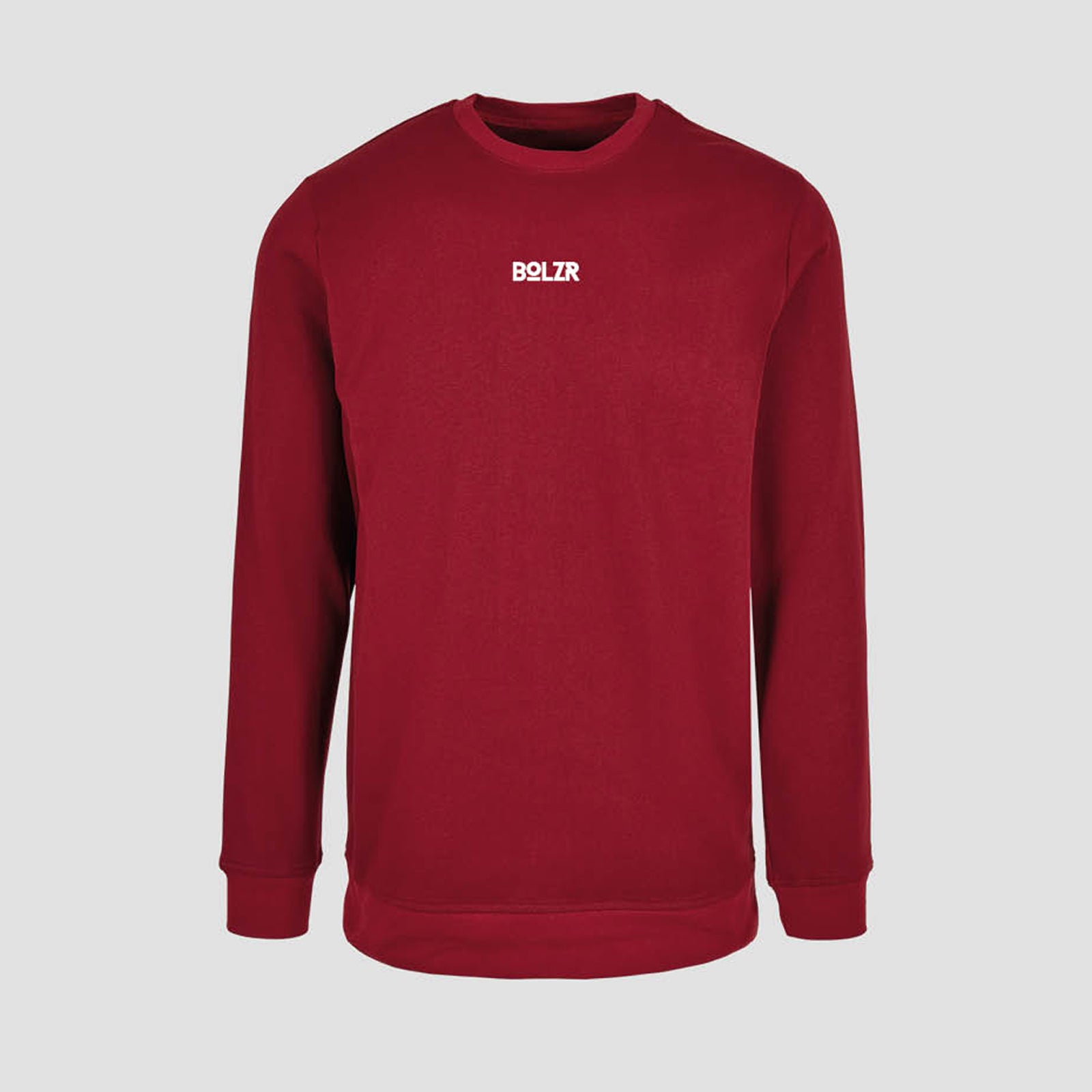 BOLZR Red Classic Crewneck Sweater [Burgundy]