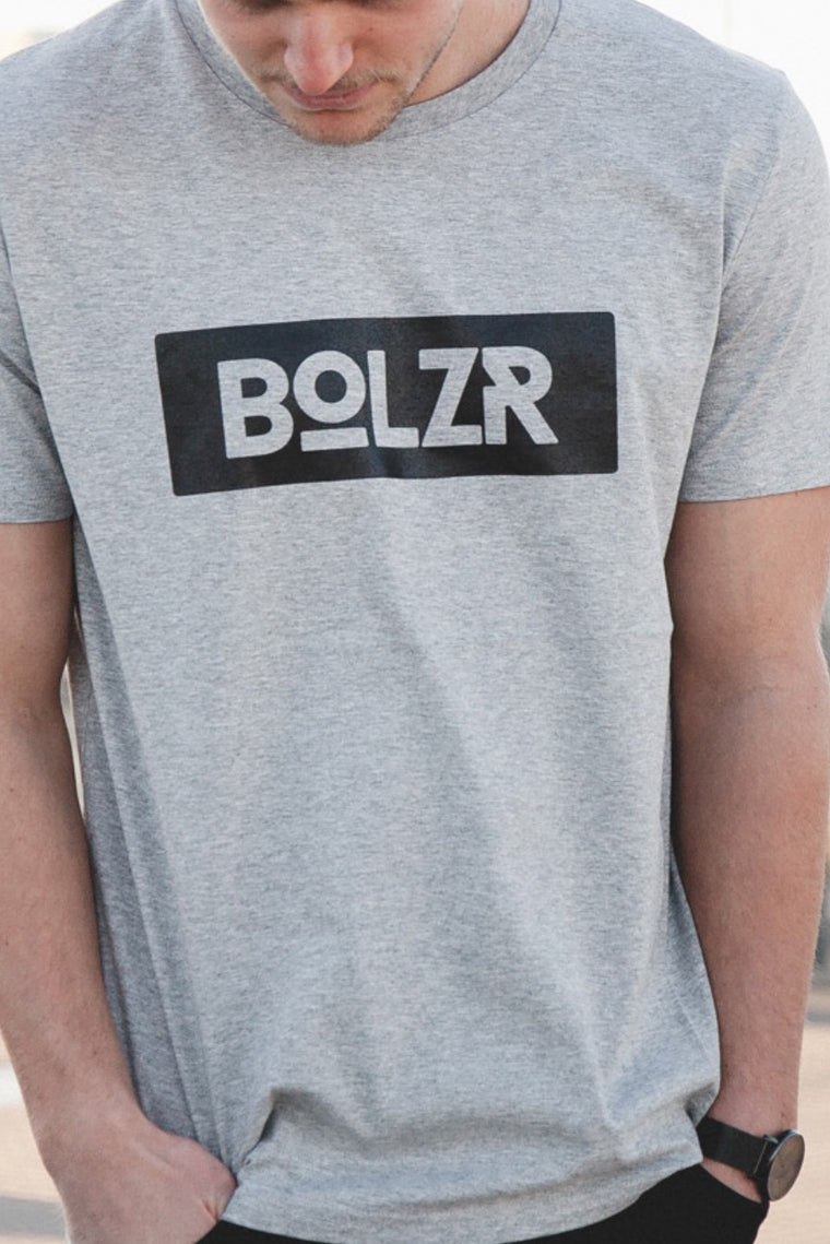 Bolzr T-Shirt | Grau & Schwarz