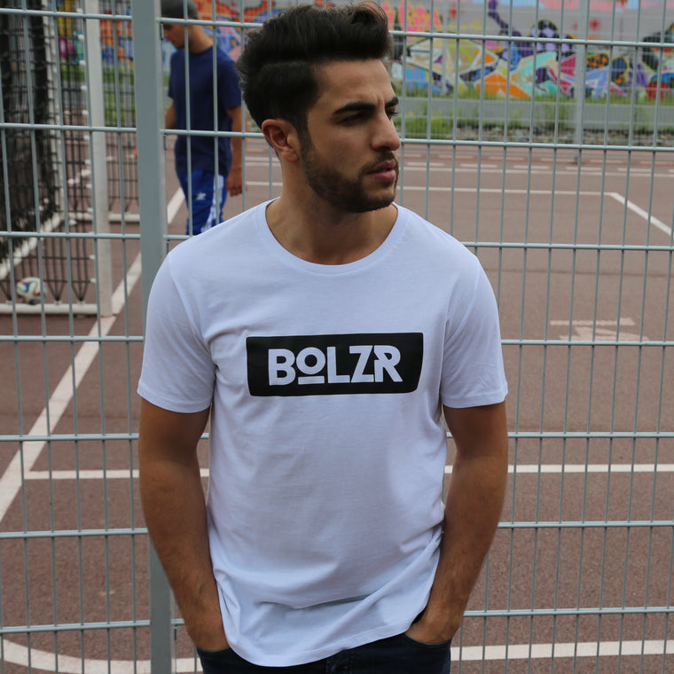 Bolzr T-Shirt | Weiß & Schwarz