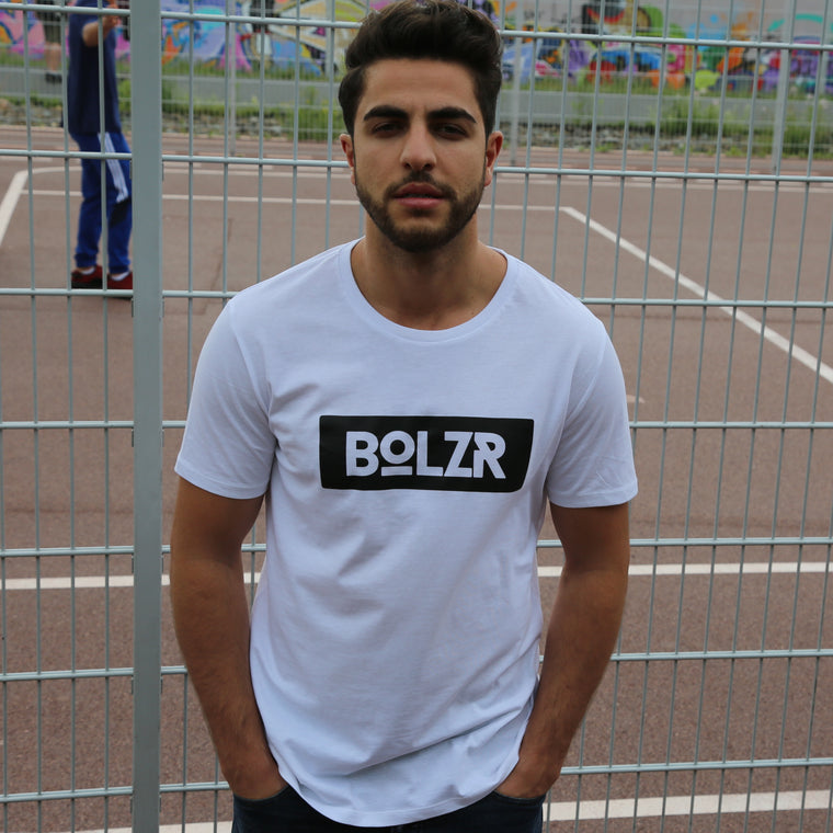 Bolzr T-Shirt | White black