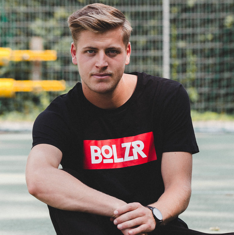 Bolzr T-Shirt | Black red