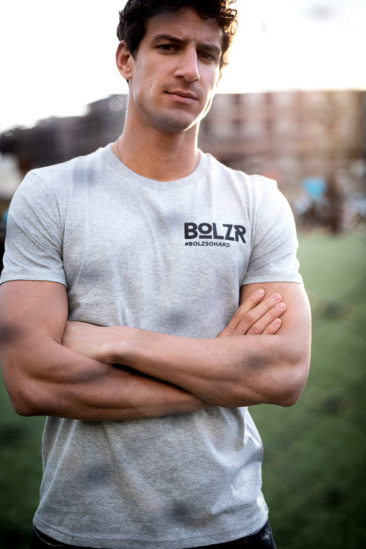 Bolzr T-Shirt | Gray - small #bolzsohard