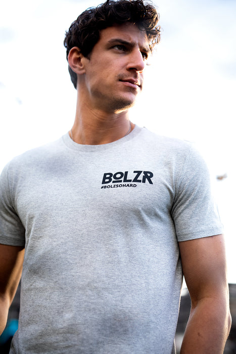Bolzr T-Shirt | Grau - small #bolzsohard