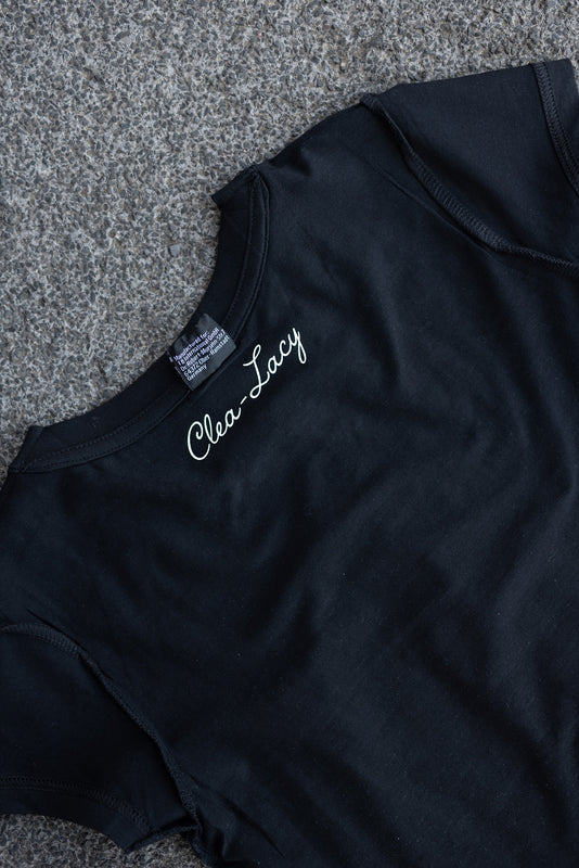 Bolzr X Clea-Lacy Cropped Shirt | Schwarz