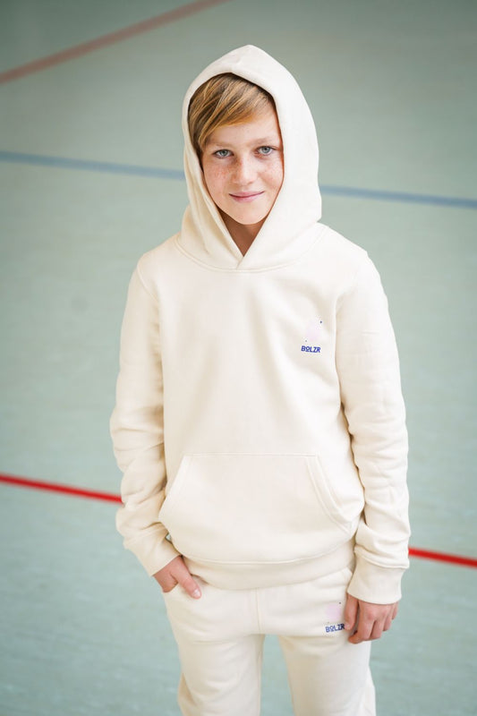 Bolzr Hoodie KIDS | ONE GAME ONE LOVE | Natural