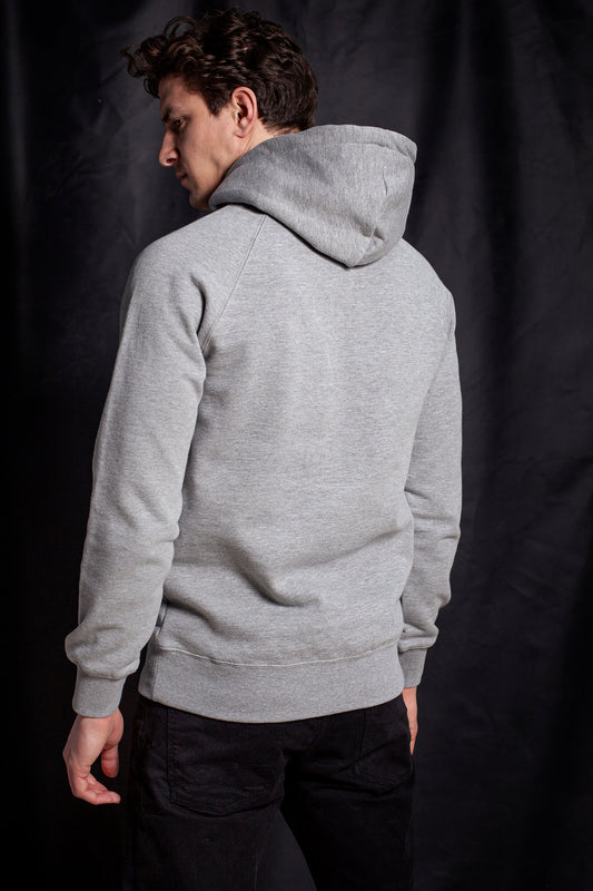 Bolzr Hoodie JAPAN | Gray with embroidered logo
