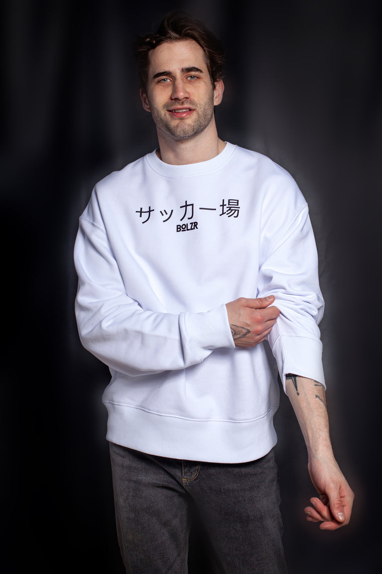 Bolzr Sweater JAPAN | Weiß |  Oversized
