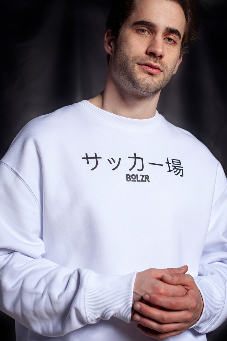 Bolzr Sweater JAPAN | White | oversized