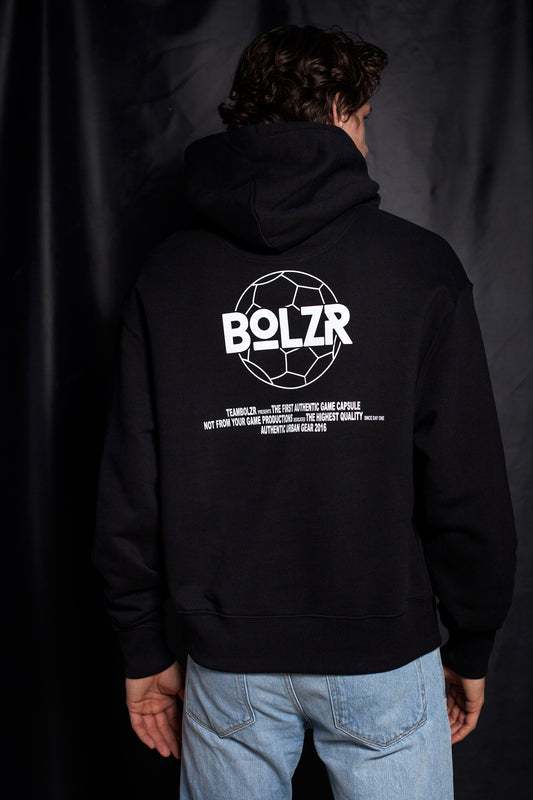 Bolzr Hoodie  | Schwarz | Oversized