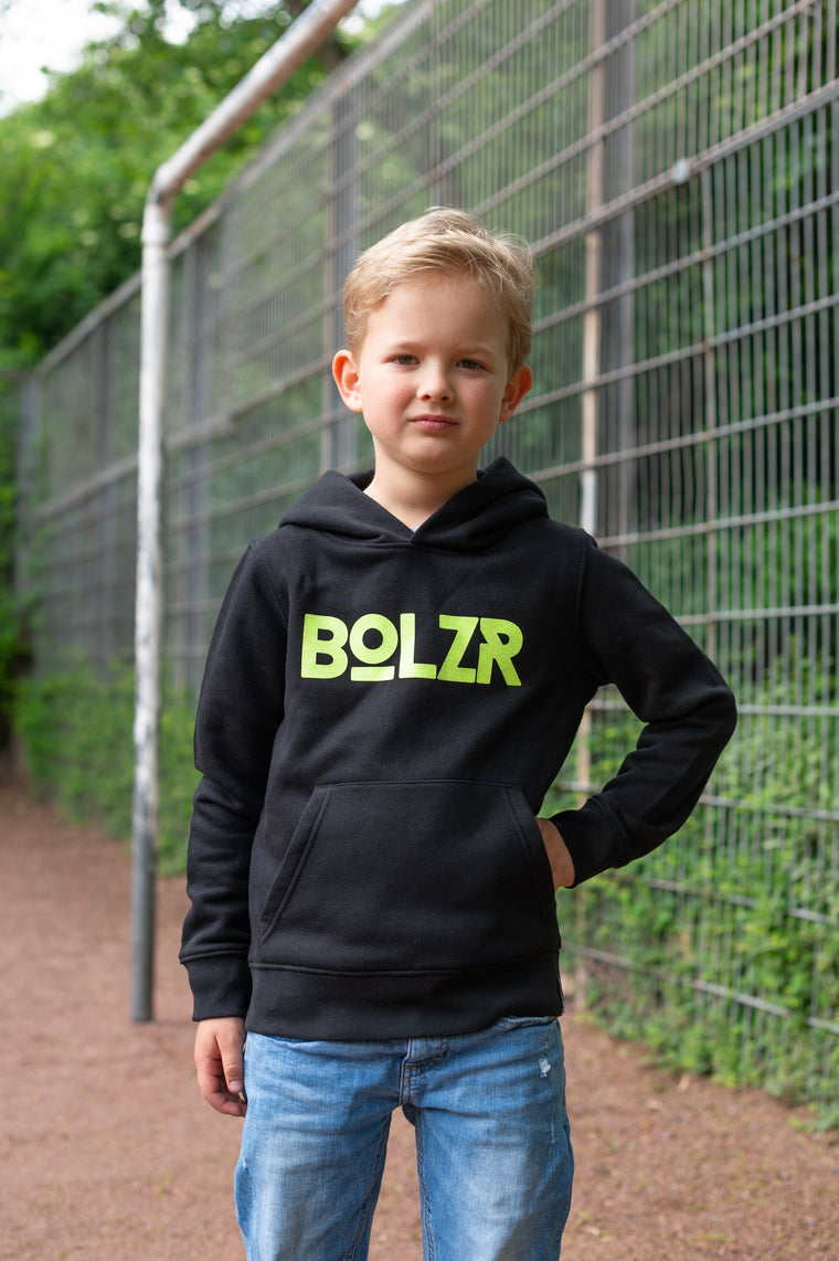 Bolzr Hoodie KIDS | Schwarz