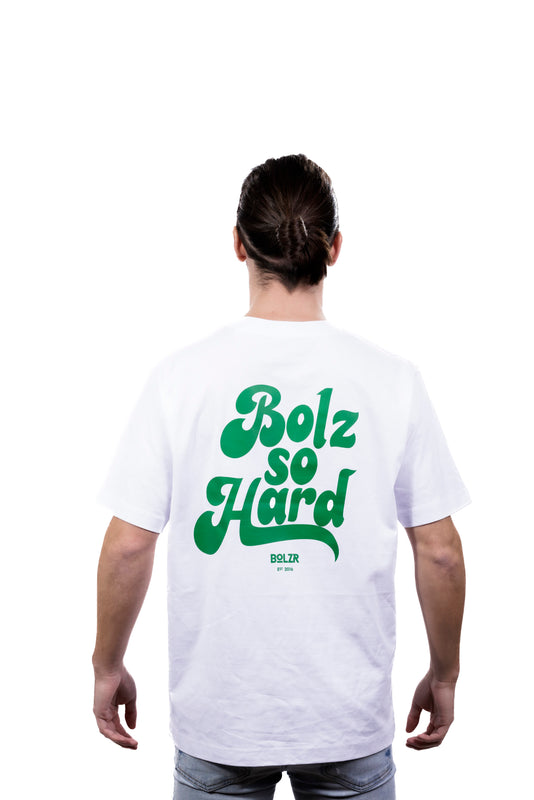Bolzr Oversized Shirt | White &amp; Green